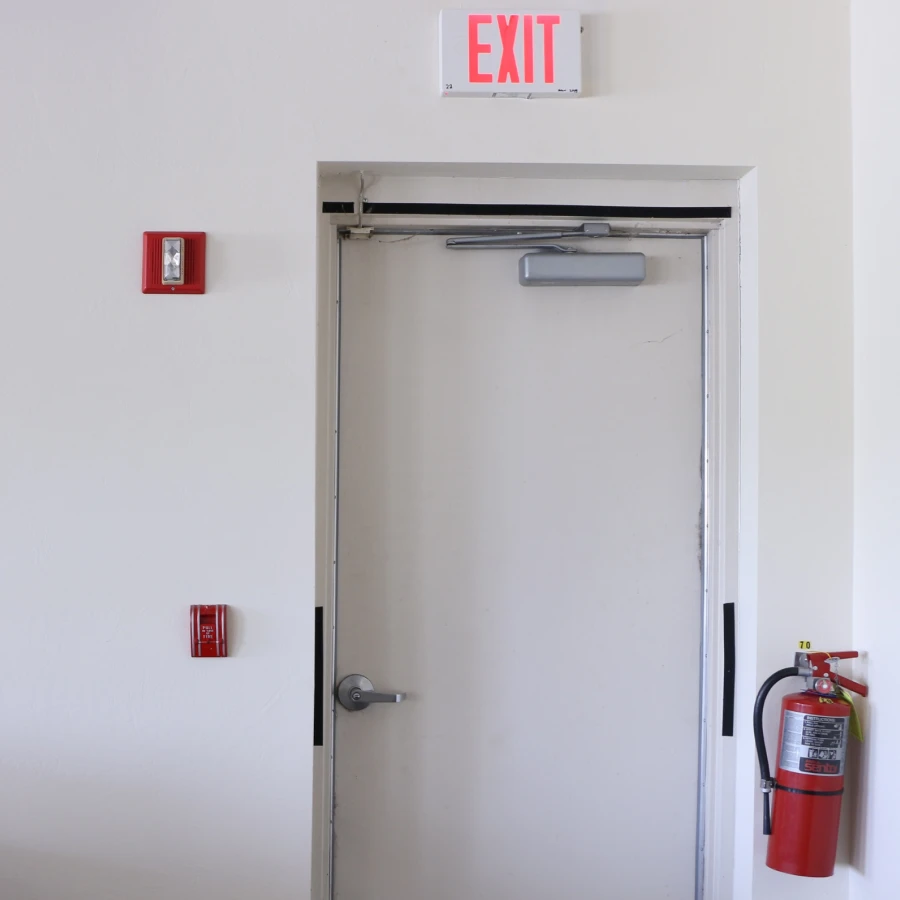 fire door test 1